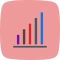 Illustration Statistics Icon For Personal And Commercial Use.