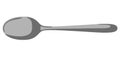 Illustration of steel spoon. Kitchen and restaurant utensil.