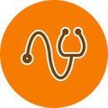 Illustration Stethoscope Icon For Personal And Commercial Use.