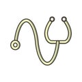 Illustration Stethoscope Icon For Personal And Commercial Use.