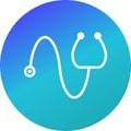 Illustration Stethoscope Icon For Personal And Commercial Use.