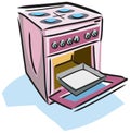 Illustration of a stove