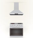 Illustration of stove and extractor