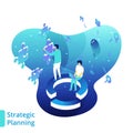 Illustration Strategic Planning Royalty Free Stock Photo