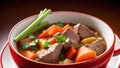 An Illustration Of A Stunningly Captivating Bowl Of Beef And Carrots AI Generative