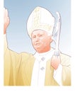 IlustraciÃÂ³n del Papa Juan Pablo II