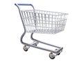 Illustration of a stylized shopping cart