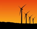 Illustration of Sunset Wind Energy