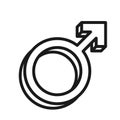 Illustration of a symbol of a sexuality