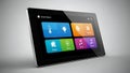 Smart Home Tablet Interface, Automation System Control Royalty Free Stock Photo