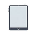Illustration of a tablet with a large screen and slim bezels Royalty Free Stock Photo