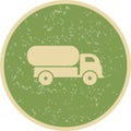 Illustration Tank Truck Icon For Personal And Commercial Use.