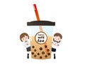 Tapioca milk tea2 Royalty Free Stock Photo