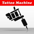 Tattoo machine vector icon design Royalty Free Stock Photo