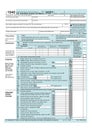 Illustration of tax form. Business and finance