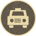 Illustration Taxi Icon For Personal And Commercial Use.