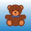 Illustration of Teddy bear Royalty Free Stock Photo