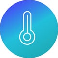 Illustration Temperature Icon For Personal And Commercial Use...