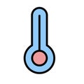 Illustration Temperature Icon For Personal And Commercial Use...