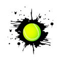 Tennis Ball Icon . Royalty Free Stock Photo