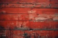 illustration, the texture of old wooden wall painted red, ai generative Royalty Free Stock Photo