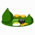 Illustration of Thai desserts Royalty Free Stock Photo