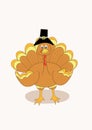 Illustration of a Thanksgiving turkey