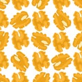 Illustration on theme big pattern identical types walnut Royalty Free Stock Photo