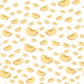 Illustration on theme colored seamless apricot pattern Royalty Free Stock Photo