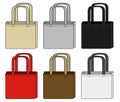 Illustration of Tote Bag / color variations