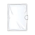 Transparent Plastic Folder Illustration Royalty Free Stock Photo