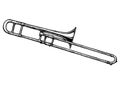 Illustration of trombone