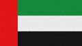 United Arab Emirates Flag Flag Wallpapers with Sandstone Texturizer Effect Royalty Free Stock Photo