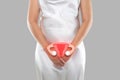 Uterus is on the woman`s body