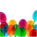 Illustration of varicoloured balloons