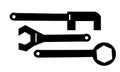 illustration of various kinds of mechanic equipment keys