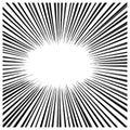 Illustration vector abstract manga speed motion black starburst