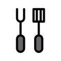 Illustration Vector graphic of barbeque icon design Royalty Free Stock Photo