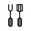 Illustration Vector graphic of barbeque icon design Royalty Free Stock Photo