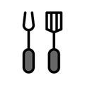 Illustration Vector graphic of barbeque icon design Royalty Free Stock Photo