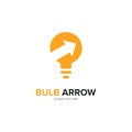 Illustration Vector Graphic of Bulb Arrow