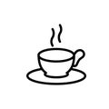 Illustration Vector graphic of cafe icon template