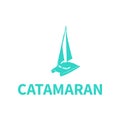 Illustration Vector graphic of catamaran boat