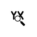Chromosome icon design template trendy