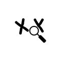 Chromosome icon design template trendy