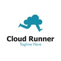 Illustration Vector Graphic of Cloud Run Logo Royalty Free Stock Photo