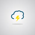 Illustration vector graphic of Cloud Storm