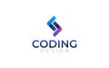 Illustration vector graphic of a coding, programmer, Coder Company logo design template