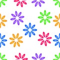 Colorful flower pattern