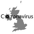 Coronavirus in United Kingdom Royalty Free Stock Photo